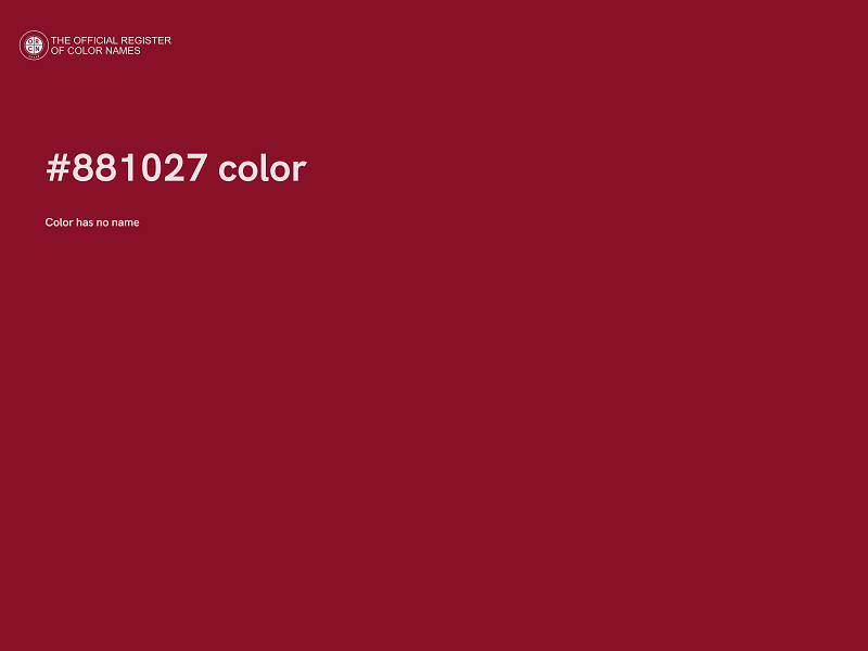 #881027 color image