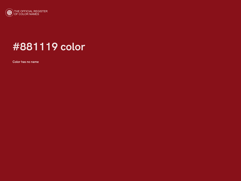 #881119 color image