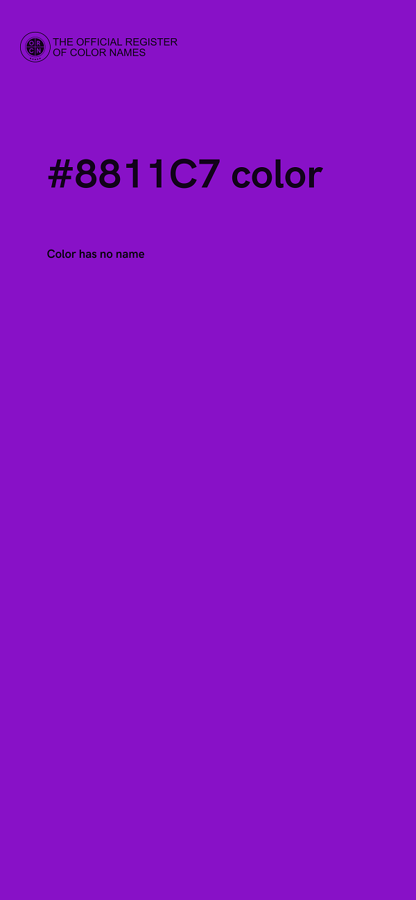 #8811C7 color image