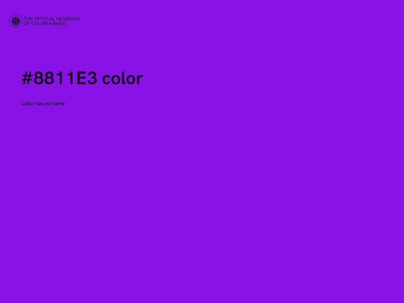 #8811E3 color image