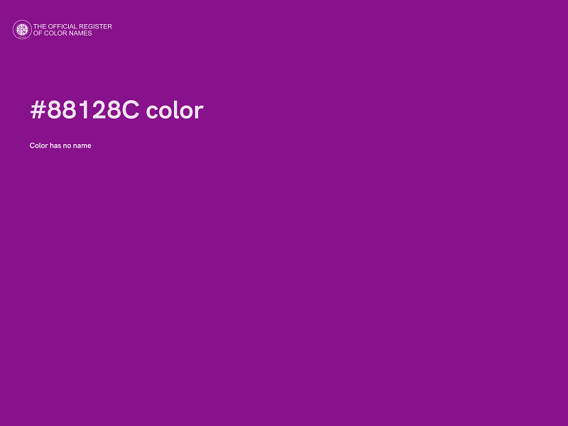 #88128C color image