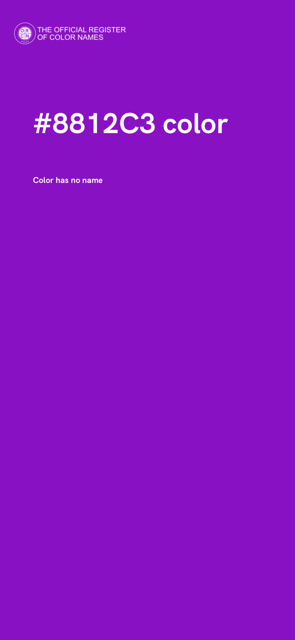 #8812C3 color image