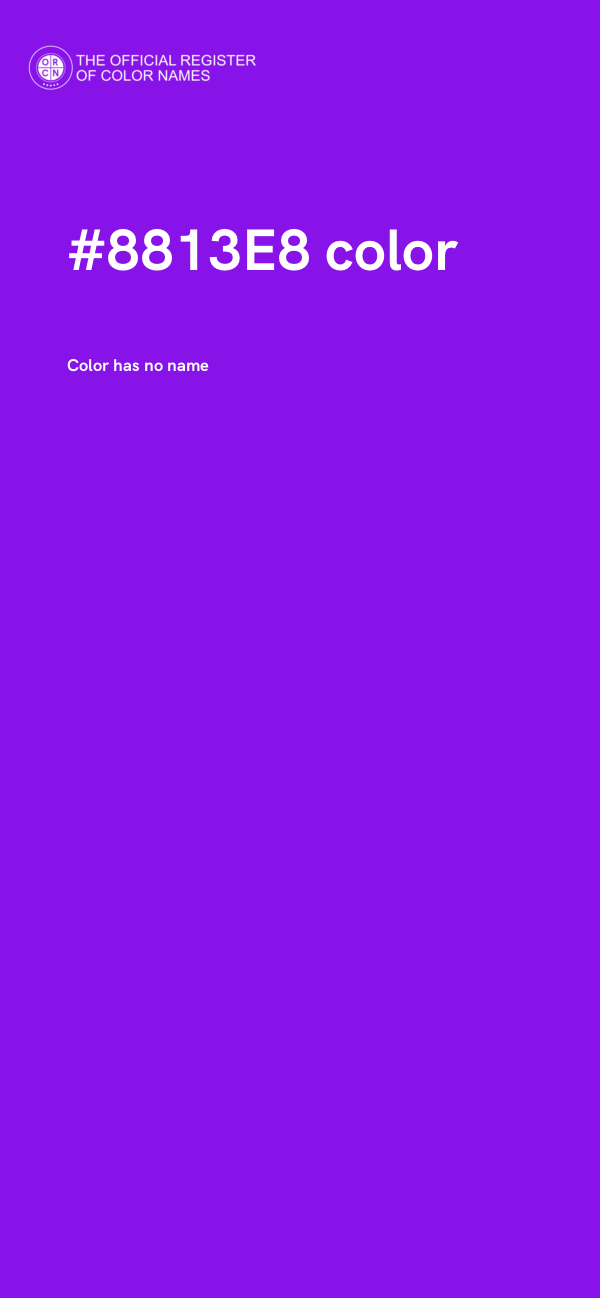 #8813E8 color image