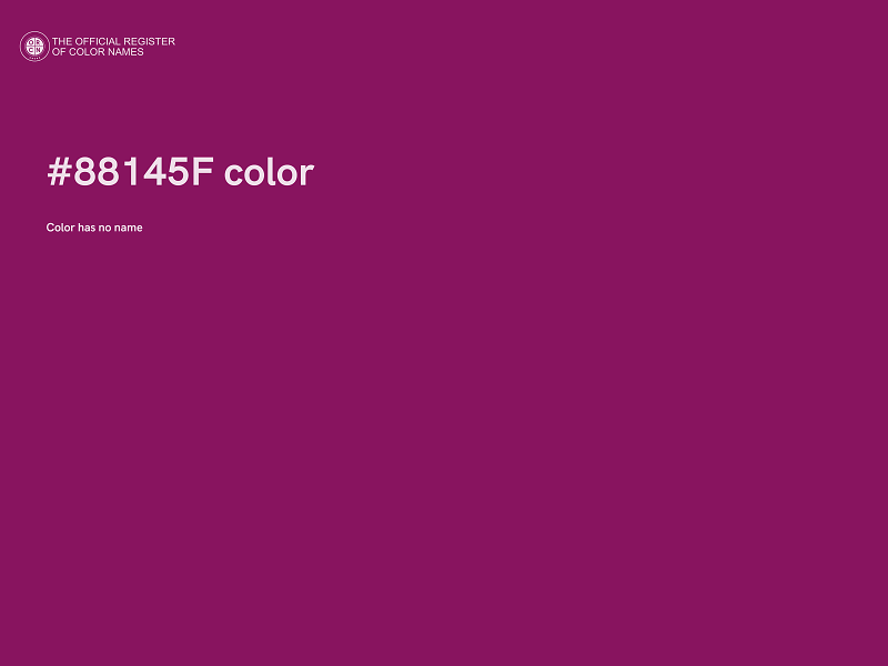 #88145F color image