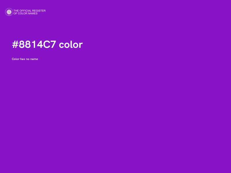 #8814C7 color image