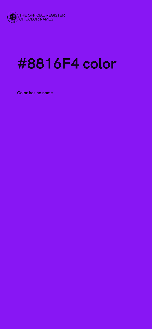 #8816F4 color image