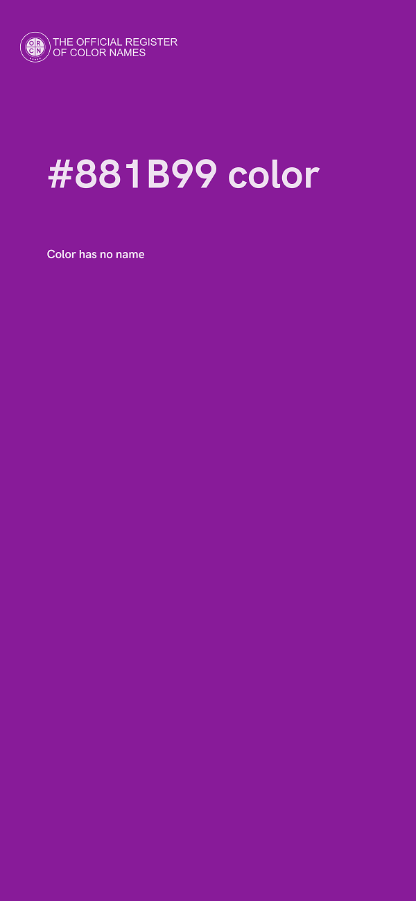 #881B99 color image