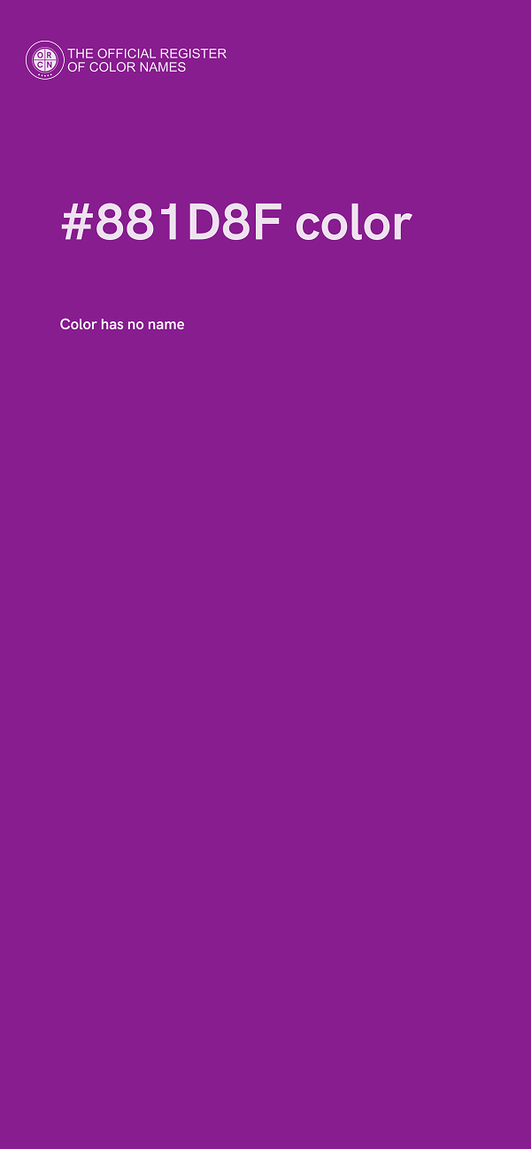 #881D8F color image