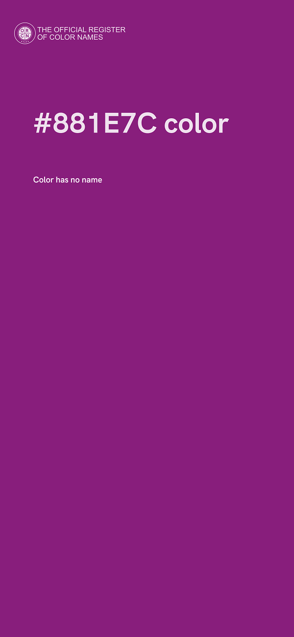 #881E7C color image