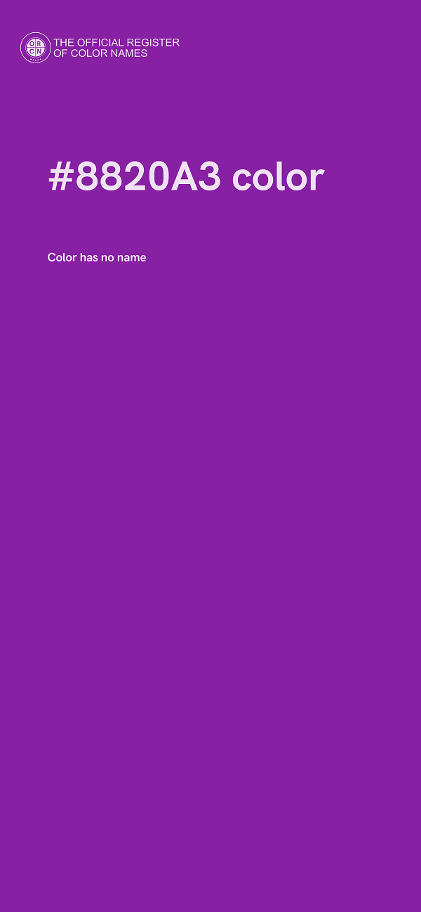 #8820A3 color image