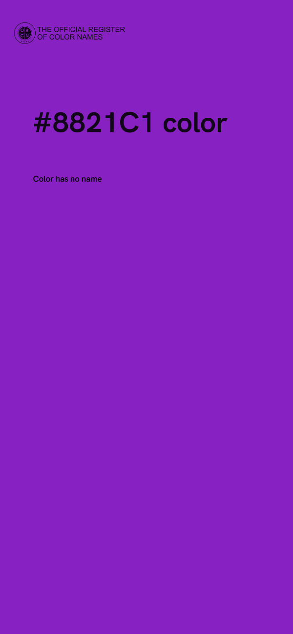 #8821C1 color image
