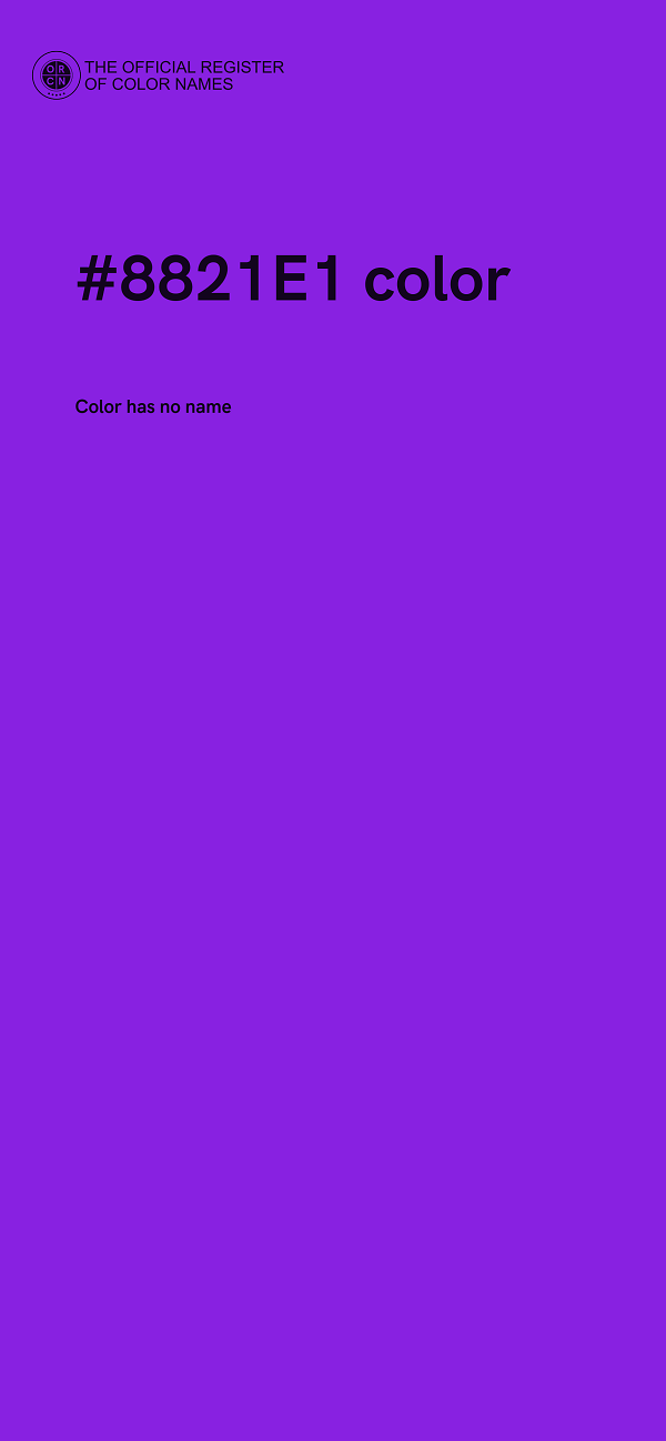 #8821E1 color image
