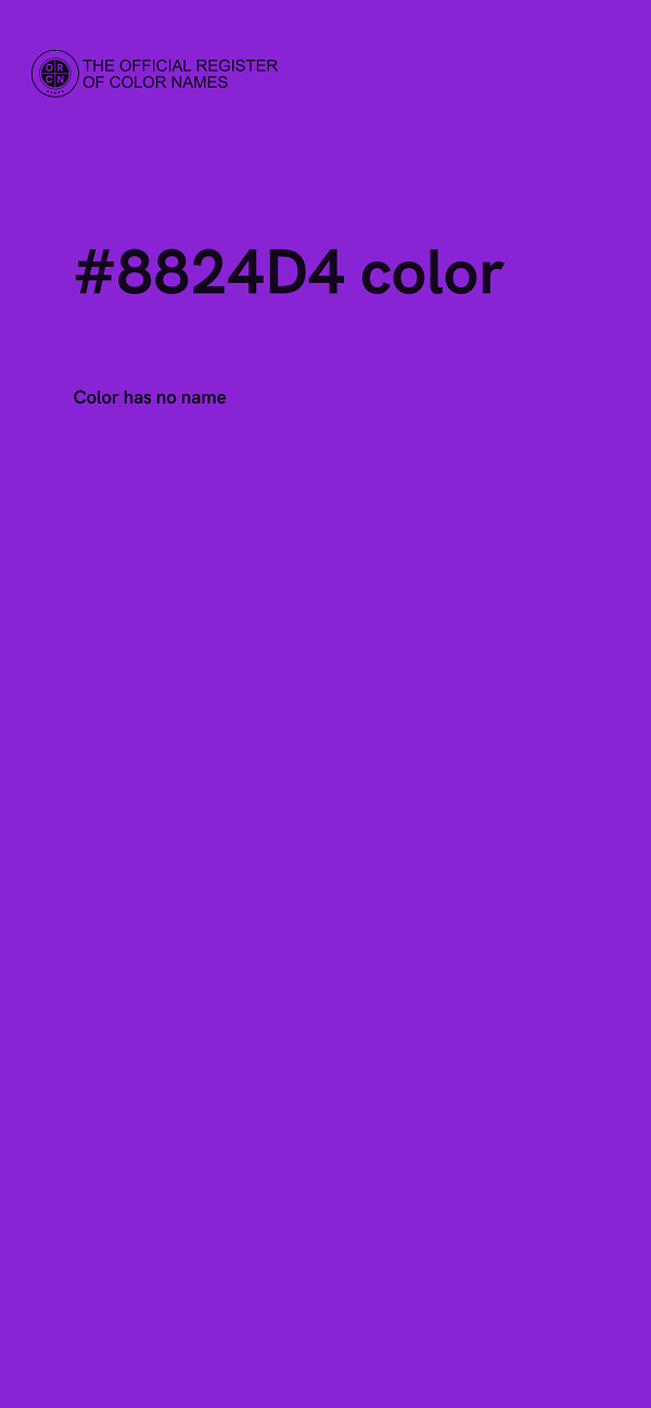 #8824D4 color image