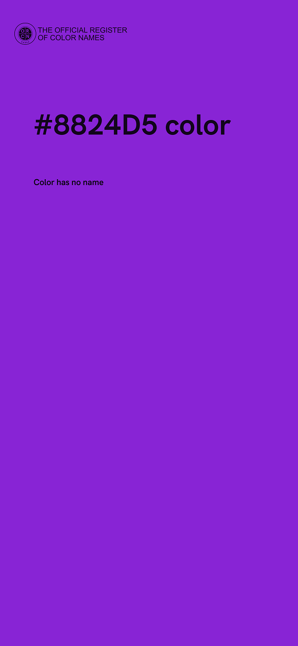 #8824D5 color image