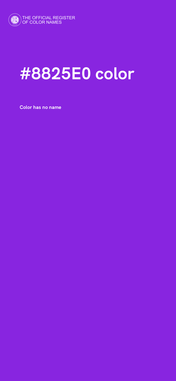 #8825E0 color image