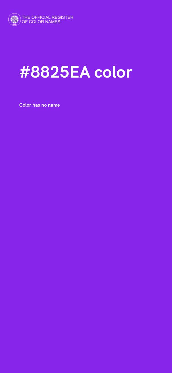 #8825EA color image