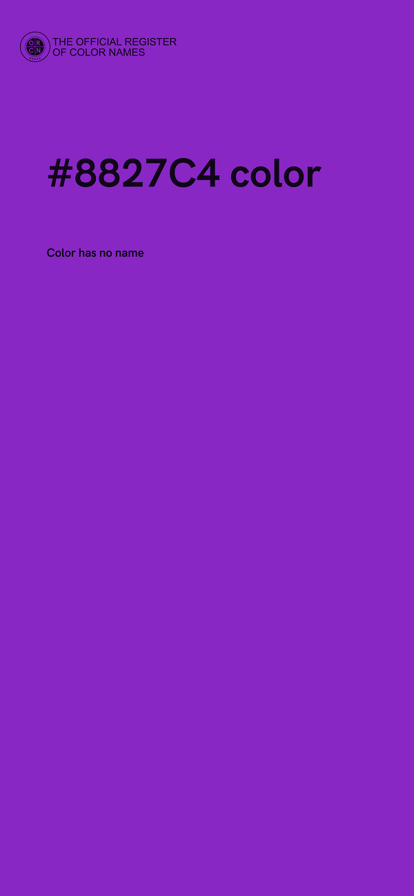 #8827C4 color image