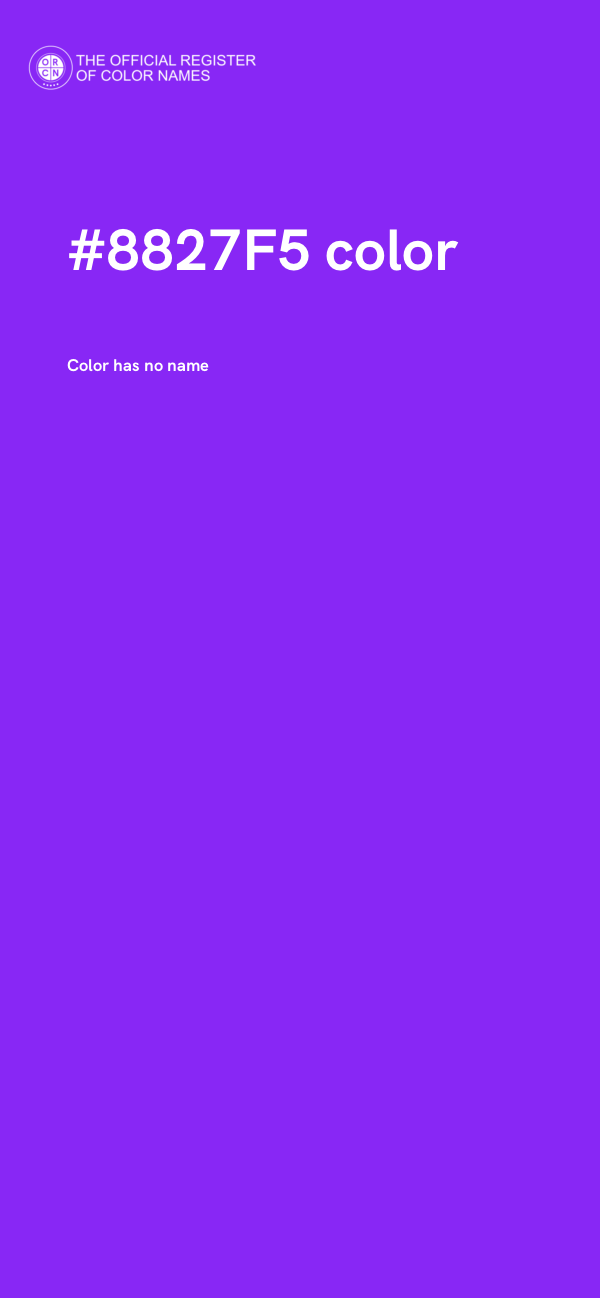 #8827F5 color image