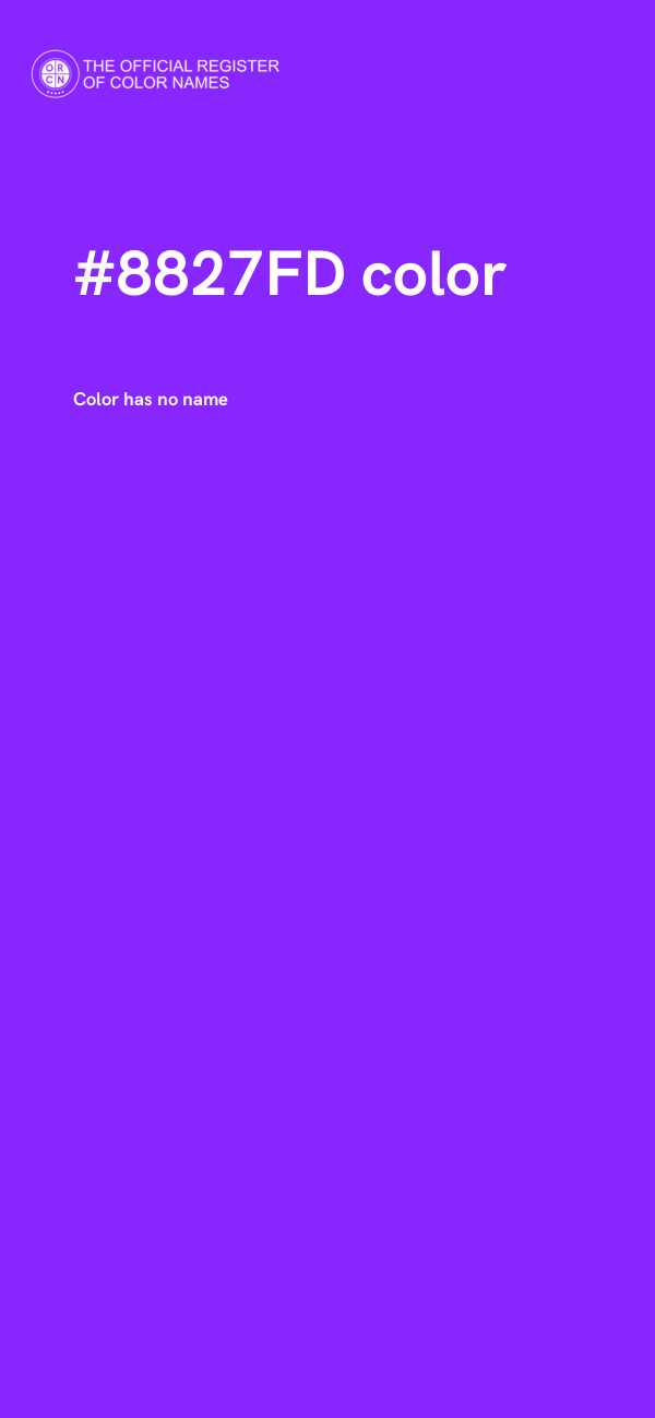 #8827FD color image