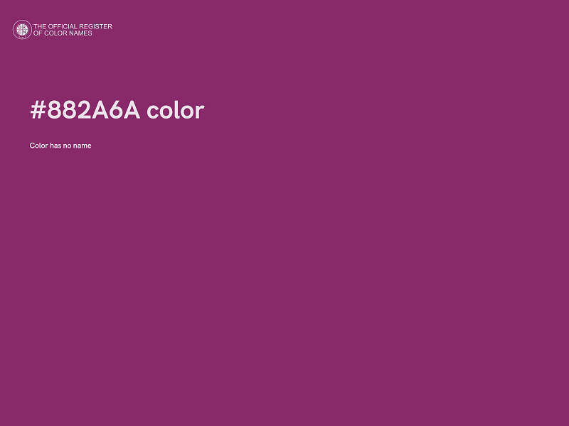 #882A6A color image