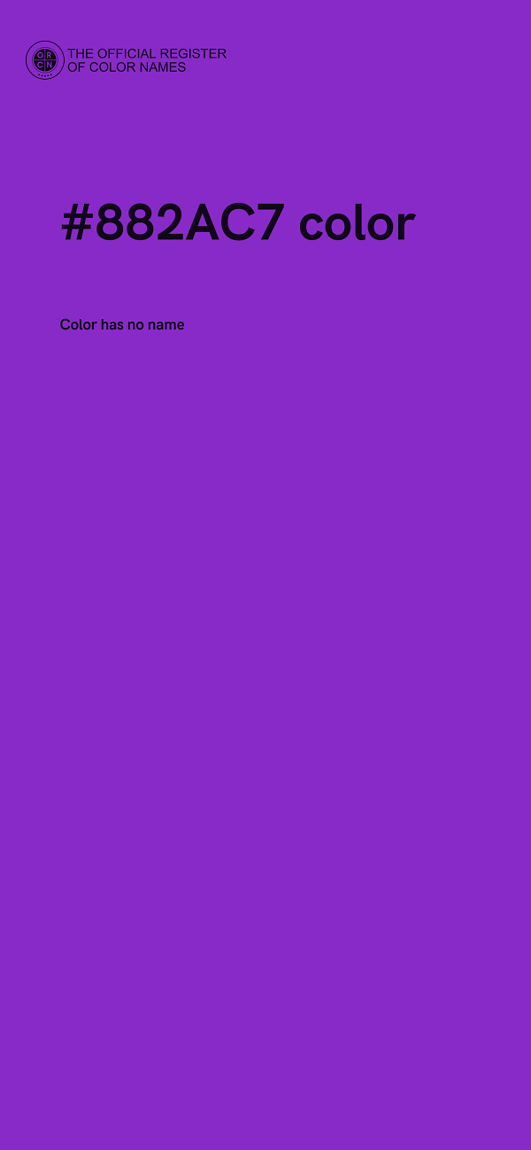 #882AC7 color image