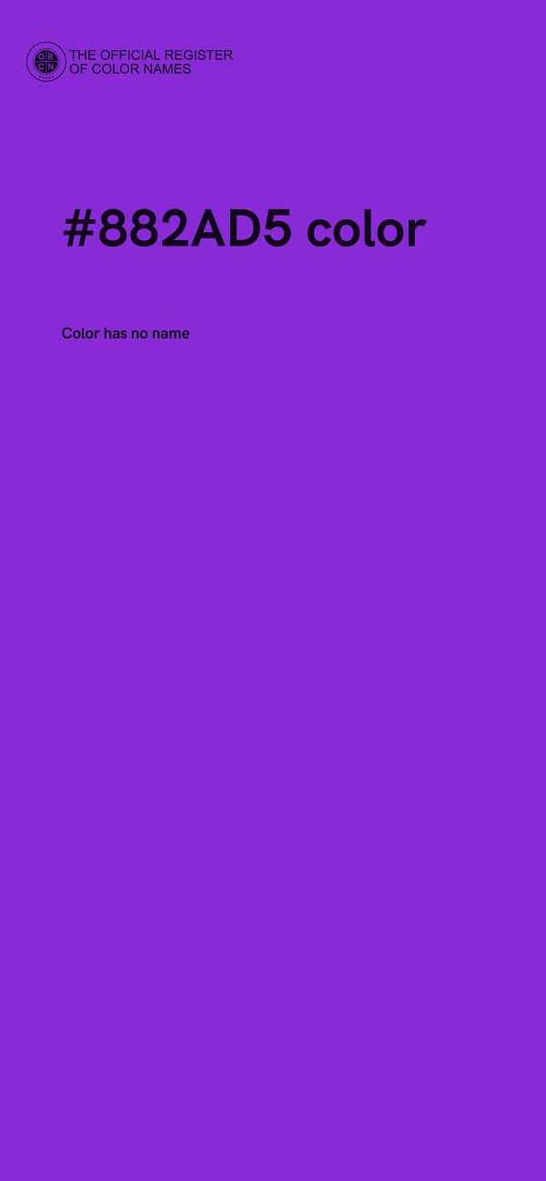 #882AD5 color image