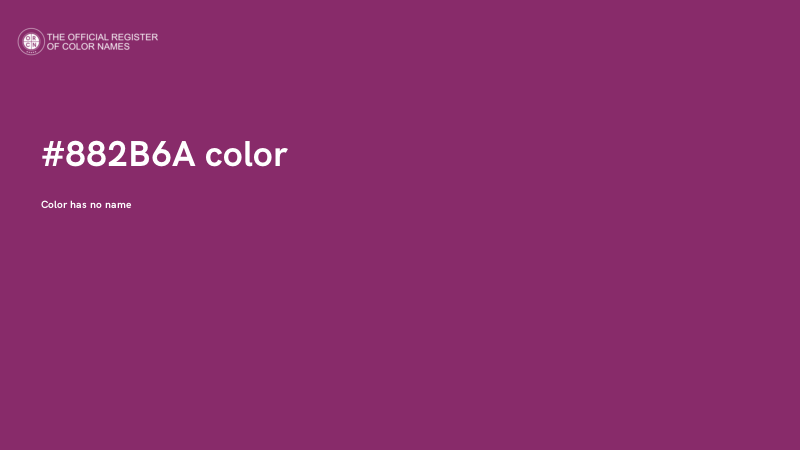 #882B6A color image