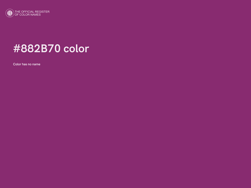 #882B70 color image
