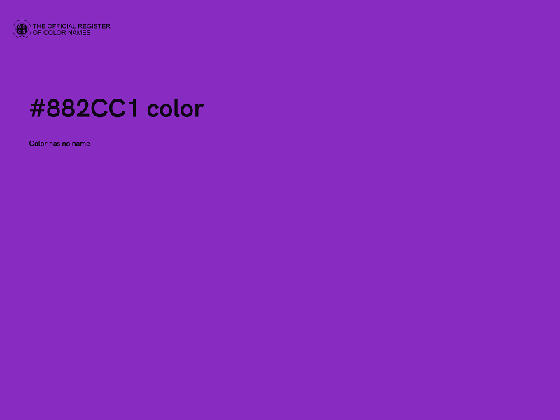 #882CC1 color image