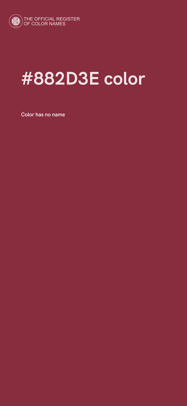 #882D3E color image