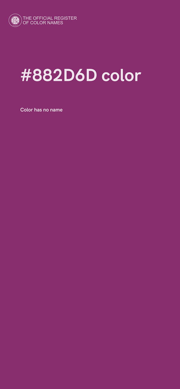 #882D6D color image