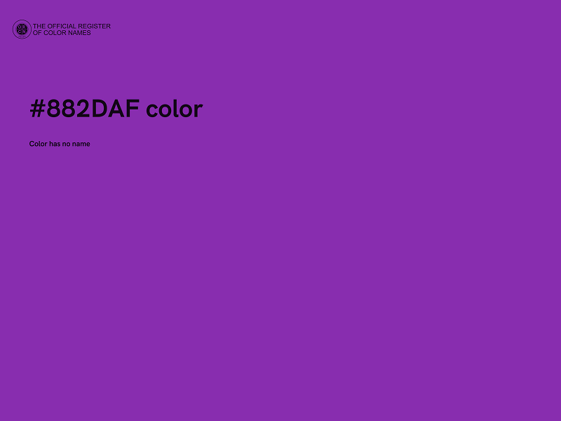 #882DAF color image
