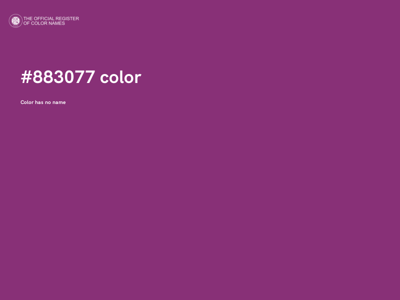 #883077 color image