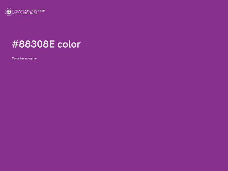 #88308E color image