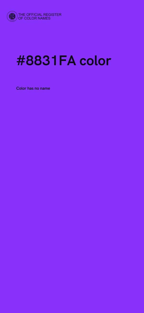 #8831FA color image