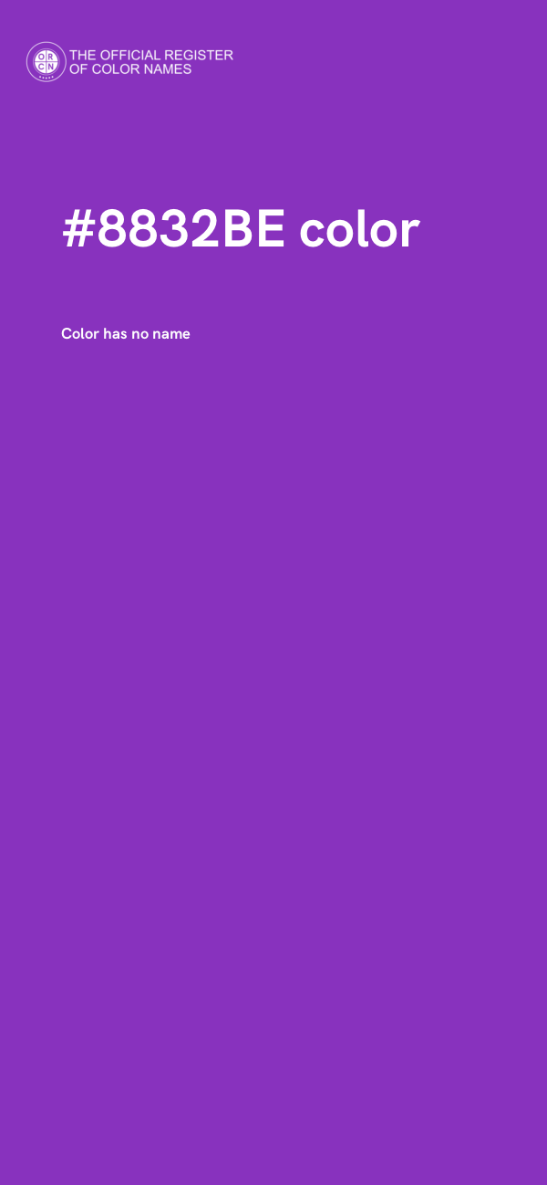 #8832BE color image