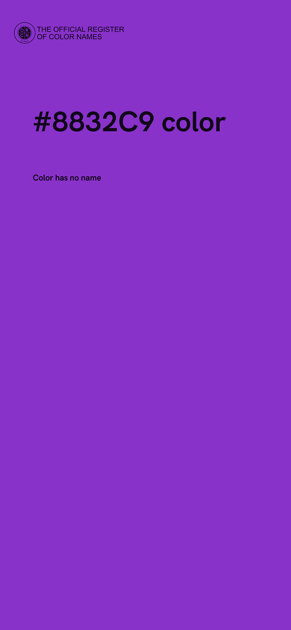 #8832C9 color image