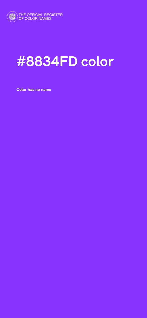#8834FD color image
