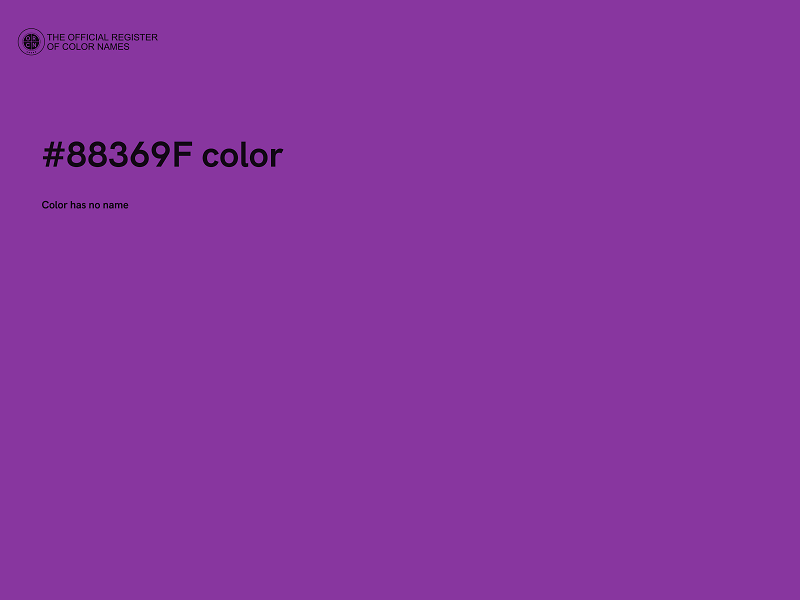 #88369F color image