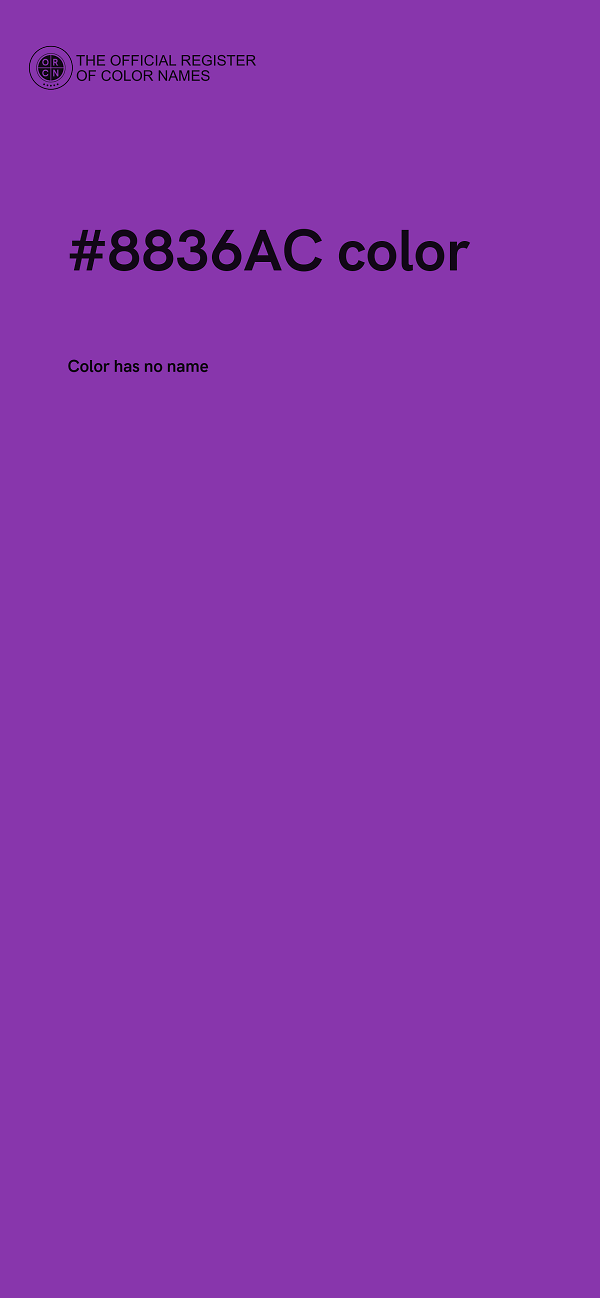 #8836AC color image