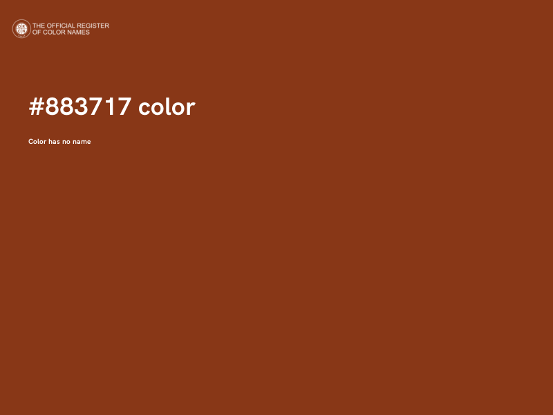 #883717 color image