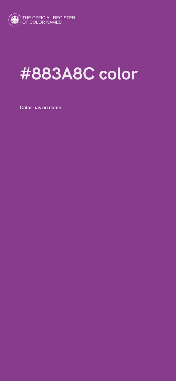 #883A8C color image