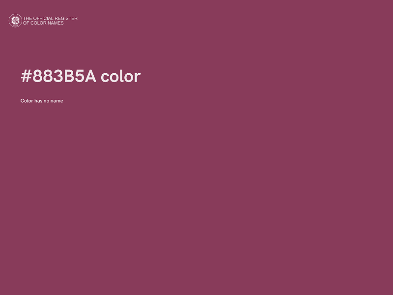 #883B5A color image