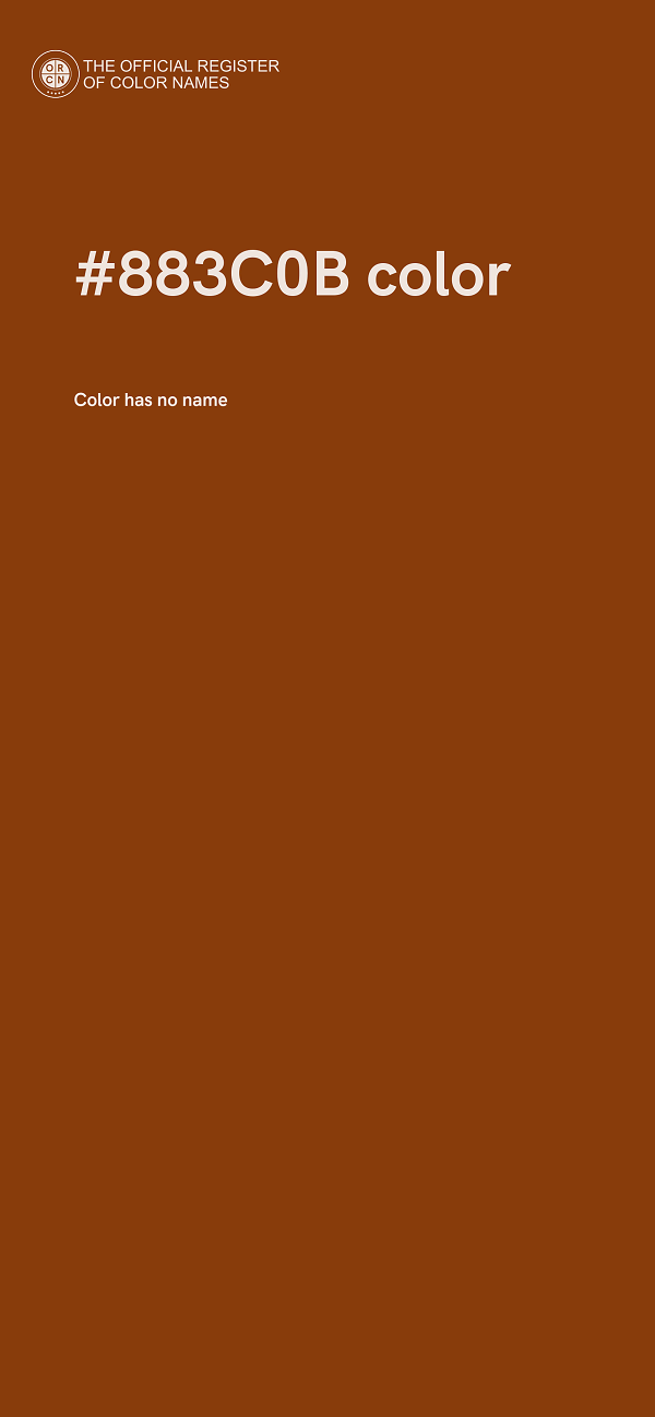 #883C0B color image