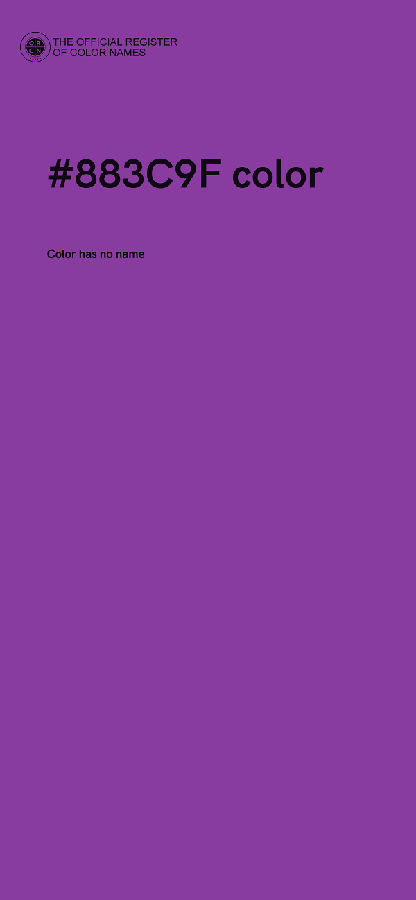 #883C9F color image