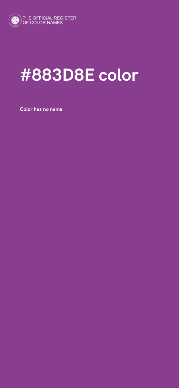 #883D8E color image