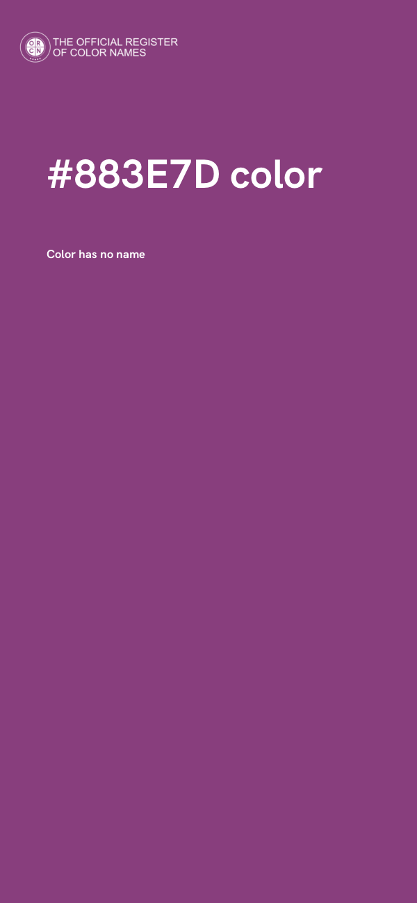 #883E7D color image
