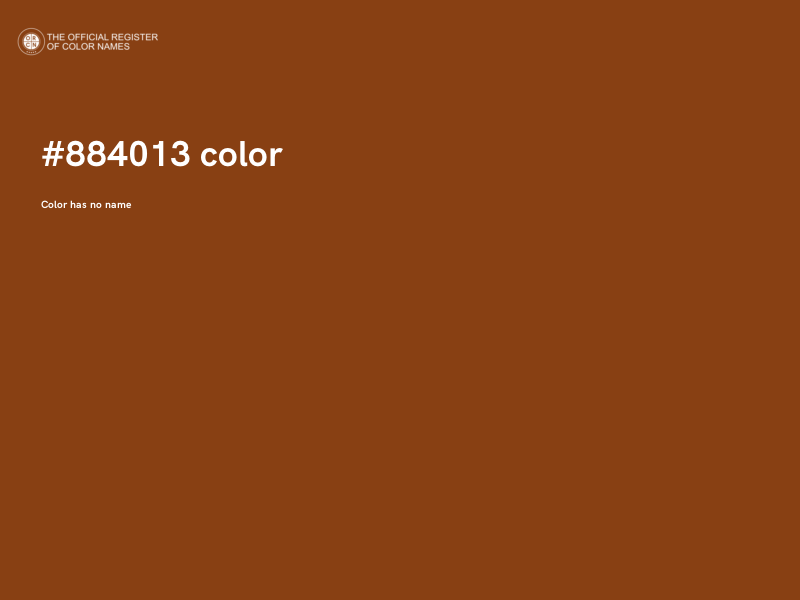 #884013 color image