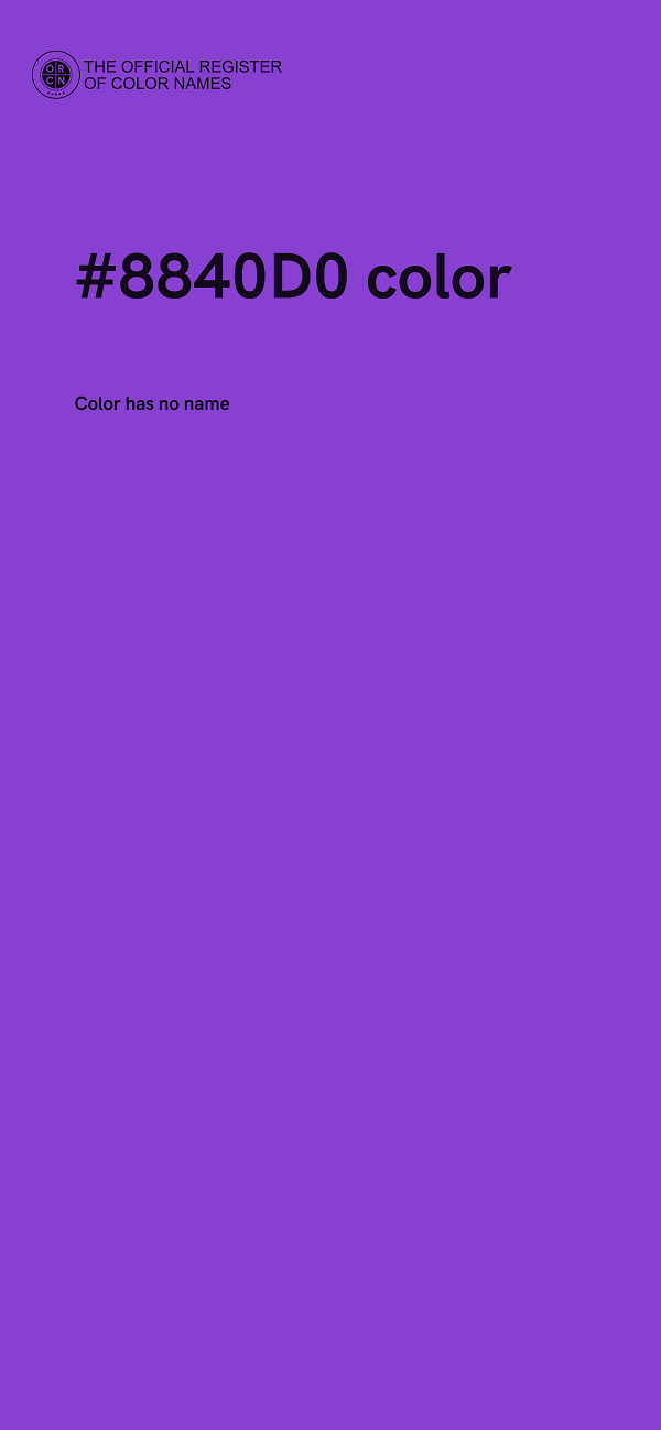 #8840D0 color image