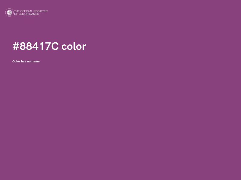 #88417C color image